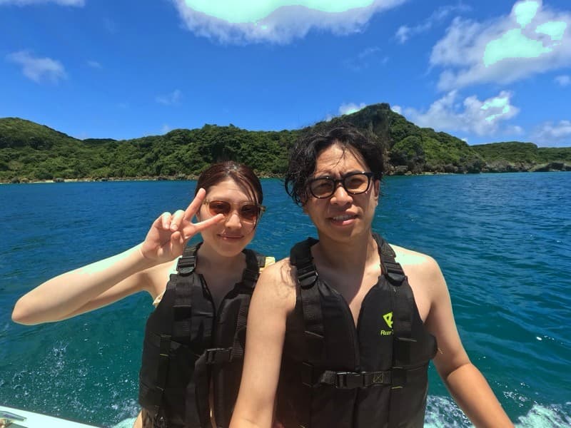 浜比嘉島周辺の海